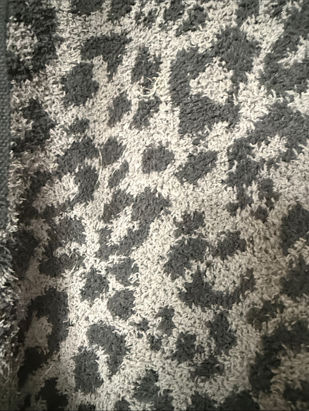 Cozy Leopard-Print Knit Lounge Pants - Dark Gray - Picture 3 of 5